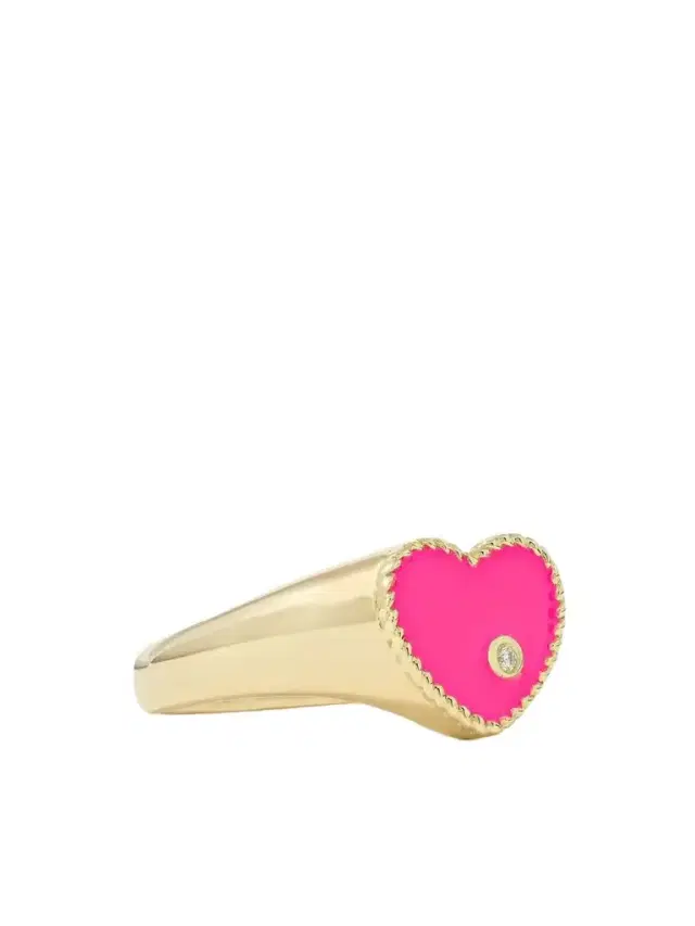 9-karat Gold, Enamel And Diamond Ring