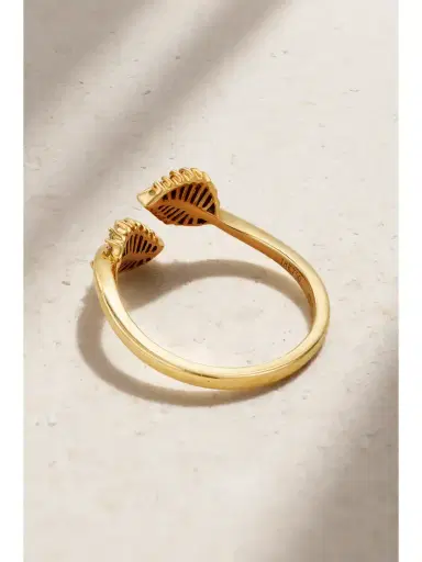 Anita Ko Small Palm Leaf 18-karat Gold Diamond Ring | Thumbnail 3 Anita Ko Small Palm Leaf 18-karat Gold Diamond Ring | Thumbnail 3