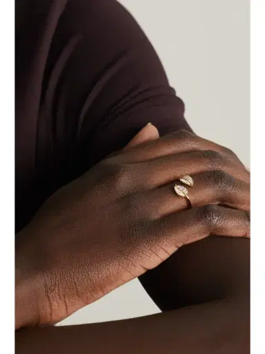 Anita Ko Small Palm Leaf 18-karat Gold Diamond Ring | Thumbnail 5 Anita Ko Small Palm Leaf 18-karat Gold Diamond Ring | Thumbnail 5