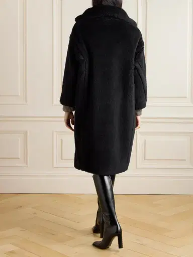 Max Mara Tedgirl Double-breasted Alpaca, Wool And Silk-blend Coat | Thumbnail 4 Max Mara Tedgirl Double-breasted Alpaca, Wool And Silk-blend Coat | Thumbnail 4