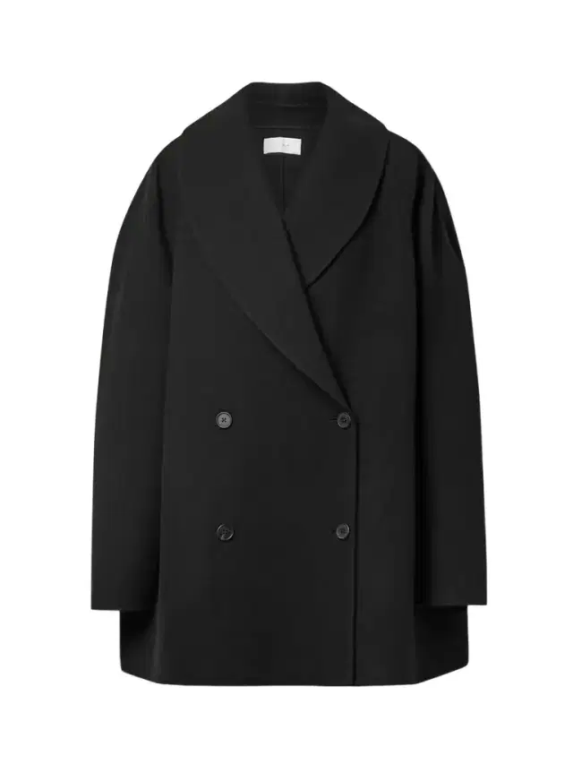 Essentials Polli Double-breasted Wool-blend Coat