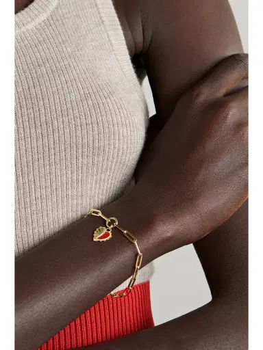 Foundrae Reflection 18-karat Gold Enamel Bracelet | Thumbnail 2