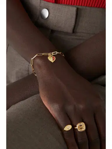 Foundrae Reflection 18-karat Gold Enamel Bracelet | Thumbnail 5
