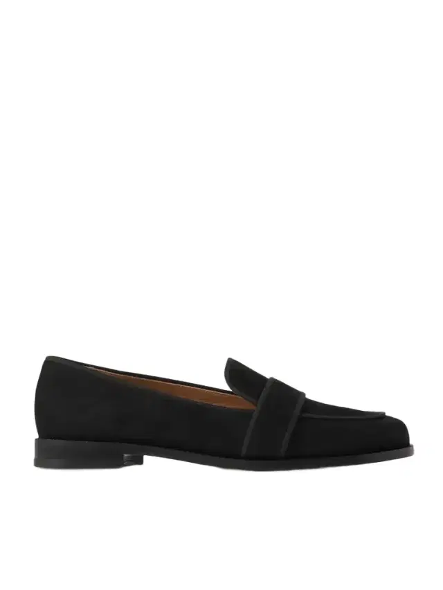Martin Grosgrain-trimmed Suede Loafers