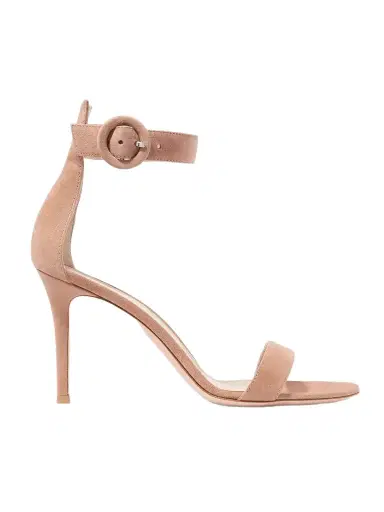 Gianvito Rossi Portofino 85 Suede Sandals | Thumbnail 1 Gianvito Rossi Portofino 85 Suede Sandals | Thumbnail 1