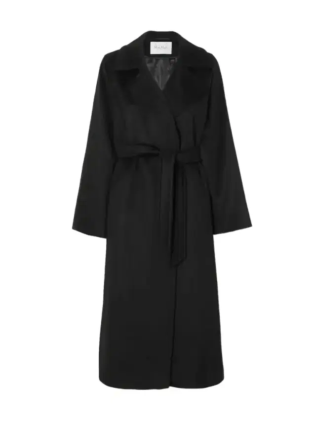 Manuela Belted Camel Hair Coat