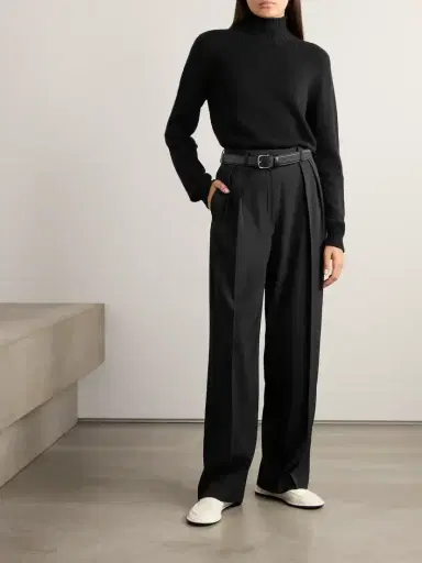The Row Essentials Kensington Cashmere Turtleneck Sweater | Thumbnail 2