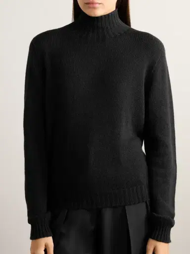The Row Essentials Kensington Cashmere Turtleneck Sweater | Thumbnail 3