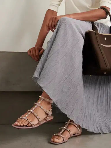 Valentino Garavani Rockstud Leather Sandals | Thumbnail 2 Valentino Garavani Rockstud Leather Sandals | Thumbnail 2