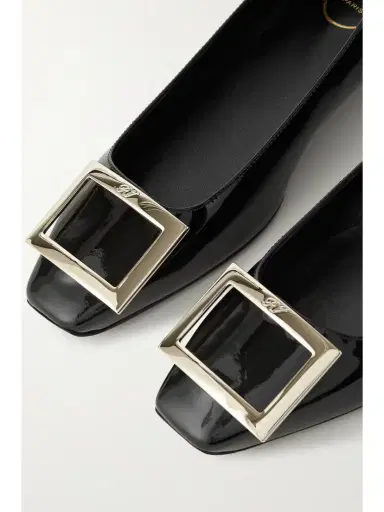 Roger Vivier Trompette Bellerine Glossed-leather Ballet Flats | Thumbnail 4 Roger Vivier Trompette Bellerine Glossed-leather Ballet Flats | Thumbnail 4
