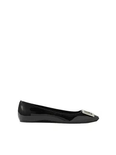 Roger Vivier Trompette Bellerine Glossed-leather Ballet Flats | Thumbnail 1 Roger Vivier Trompette Bellerine Glossed-leather Ballet Flats | Thumbnail 1