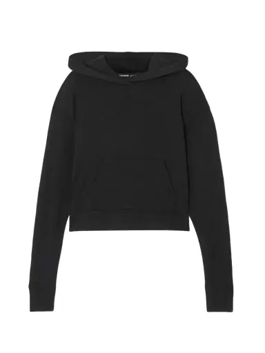 James Perse Cropped Cotton-jersey Hoodie | Thumbnail 1