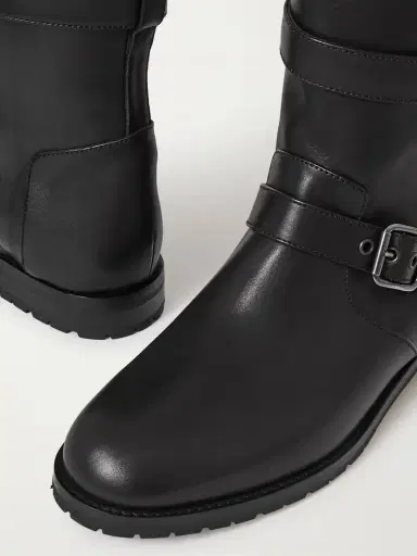 Manolo Blahnik Sulaltra Buckled Leather Ankle Boots | Thumbnail 4 Manolo Blahnik Sulaltra Buckled Leather Ankle Boots | Thumbnail 4