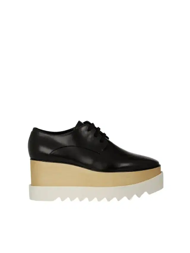 Elyse Vegetarian Glossed-leather Platform Brogues