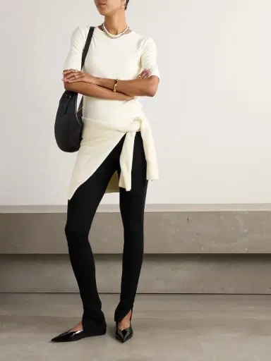 TOTEME + Net Sustain Cork Stretch-jersey Leggings | Thumbnail 2