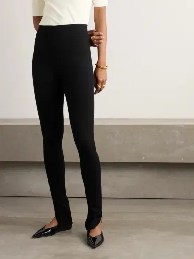 TOTEME + Net Sustain Cork Stretch-jersey Leggings | Thumbnail 3