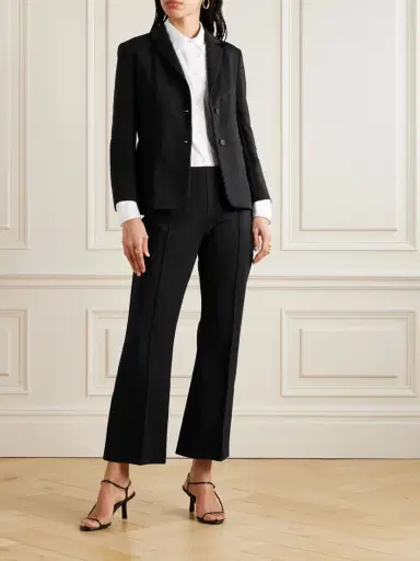 The Row Essentials Brentwood Stretch-ponte Blazer | Thumbnail 2 The Row Essentials Brentwood Stretch-ponte Blazer | Thumbnail 2