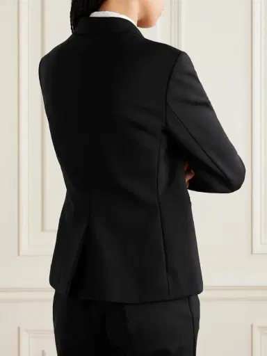 The Row Essentials Brentwood Stretch-ponte Blazer | Thumbnail 4 The Row Essentials Brentwood Stretch-ponte Blazer | Thumbnail 4