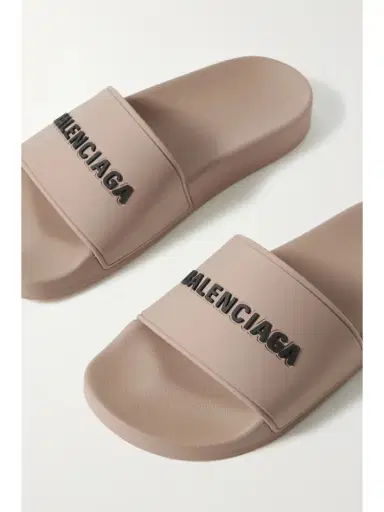 Balenciaga Piscine Logo-embossed Rubber Slides | Thumbnail 4 Balenciaga Piscine Logo-embossed Rubber Slides | Thumbnail 4