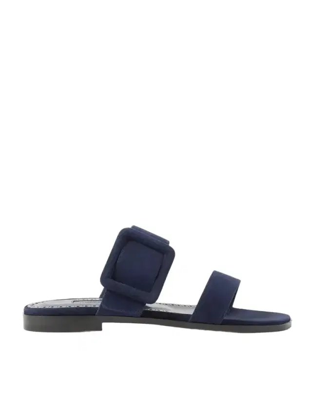 Tituba Buckled Suede Sandals