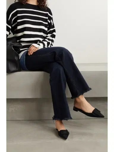 Manolo Blahnik Maysale Buckled Suede Point-toe Flats | Thumbnail 2 Manolo Blahnik Maysale Buckled Suede Point-toe Flats | Thumbnail 2