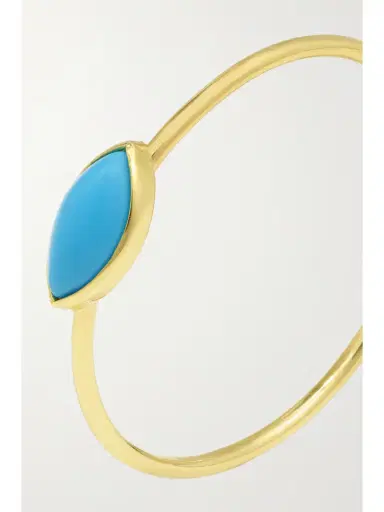 Jennifer Meyer 18-karat Gold Turquoise Ring | Thumbnail 4 Jennifer Meyer 18-karat Gold Turquoise Ring | Thumbnail 4