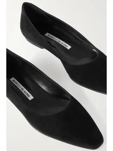 Manolo Blahnik Gelista Suede Ballet Flats | Thumbnail 4 Manolo Blahnik Gelista Suede Ballet Flats | Thumbnail 4