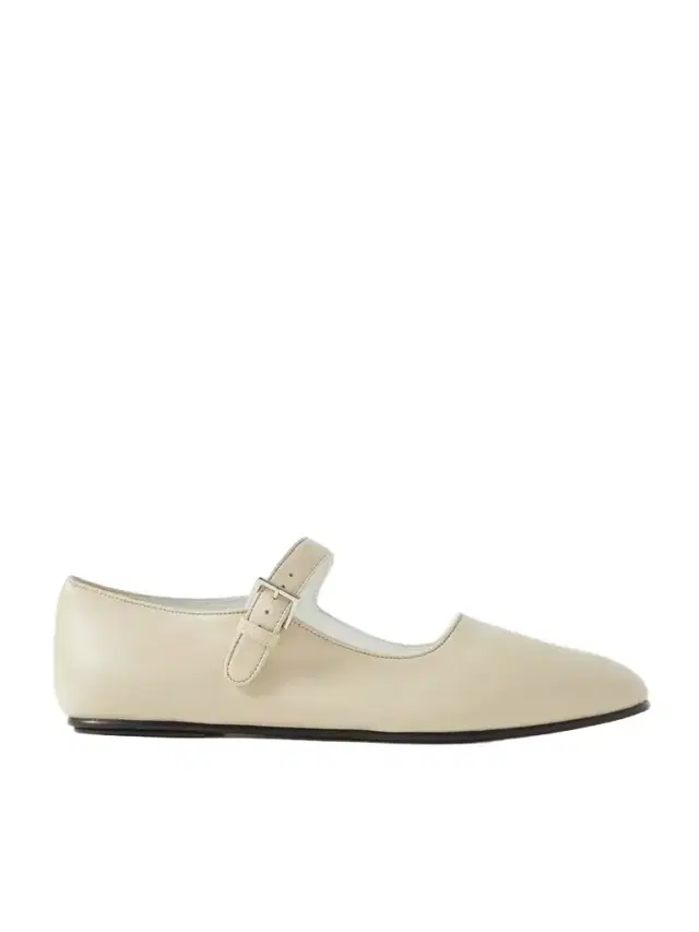 Ava Leather Mary Jane Ballet Flats