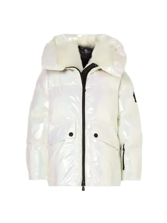 Tillier Hooded Quilted Iridescent Down Ski Jacket