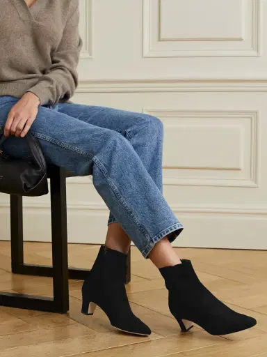 Manolo Blahnik Myconia 50 Suede Ankle Boots | Thumbnail 2 Manolo Blahnik Myconia 50 Suede Ankle Boots | Thumbnail 2
