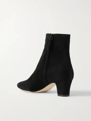 Manolo Blahnik Myconia 50 Suede Ankle Boots | Thumbnail 3 Manolo Blahnik Myconia 50 Suede Ankle Boots | Thumbnail 3