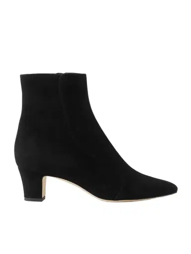 Manolo Blahnik Myconia 50 Suede Ankle Boots | Thumbnail 1 Manolo Blahnik Myconia 50 Suede Ankle Boots | Thumbnail 1