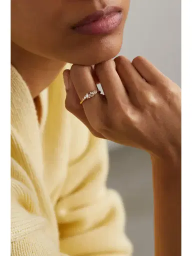 Suzanne Kalan 18-karat Rose Gold Diamond Ring | Thumbnail 2 Suzanne Kalan 18-karat Rose Gold Diamond Ring | Thumbnail 2