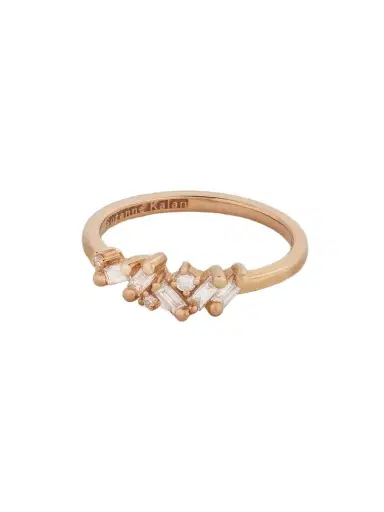 Suzanne Kalan 18-karat Rose Gold Diamond Ring | Thumbnail 1 Suzanne Kalan 18-karat Rose Gold Diamond Ring | Thumbnail 1
