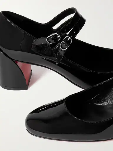 Christian Louboutin Miss Jane 55 Patent-leather Pumps | Thumbnail 4 Christian Louboutin Miss Jane 55 Patent-leather Pumps | Thumbnail 4