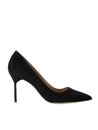 Manolo Blahnik Bb 90 Suede Pumps | Thumbnail 1