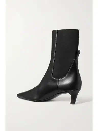 TOTEME The Mid Heel Leather Chelsea Boots | Thumbnail 3