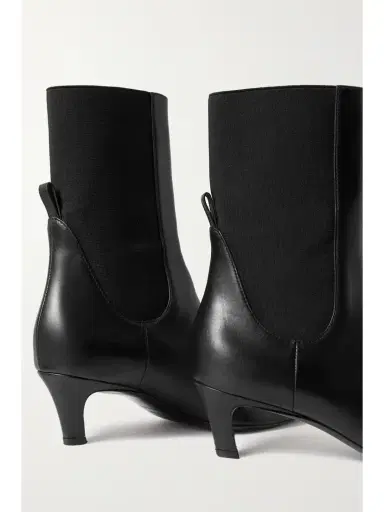 TOTEME The Mid Heel Leather Chelsea Boots | Thumbnail 4