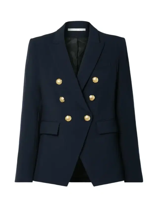 Miller Dickey Double-breasted Grain De Poudre Blazer