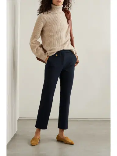 Veronica Beard Renzo Cropped Woven Straight-leg Pants | Thumbnail 2