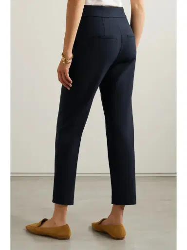 Veronica Beard Renzo Cropped Woven Straight-leg Pants | Thumbnail 4