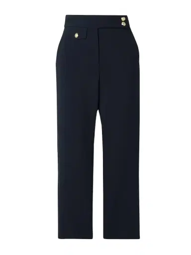 Veronica Beard Renzo Cropped Woven Straight-leg Pants | Thumbnail 1
