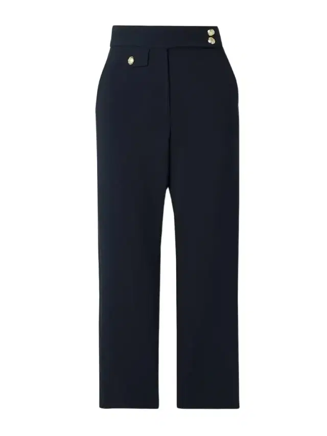 Veronica Beard Renzo Cropped Woven Straight-leg Pants