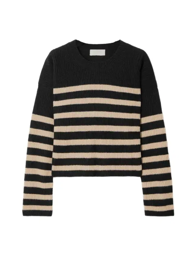 Mini Toujours Striped Cashmere Sweater
