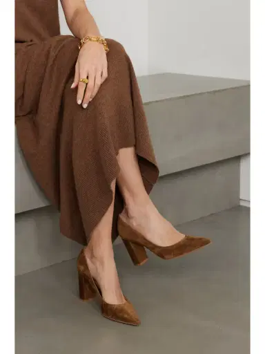Gianvito Rossi Piper 85 Suede Pumps | Thumbnail 2 Gianvito Rossi Piper 85 Suede Pumps | Thumbnail 2