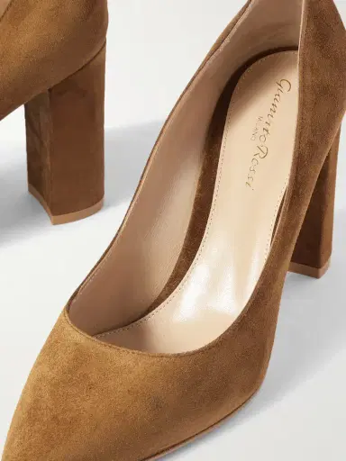 Gianvito Rossi Piper 85 Suede Pumps | Thumbnail 4 Gianvito Rossi Piper 85 Suede Pumps | Thumbnail 4