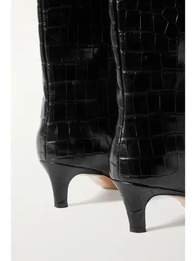 TOTEME Croc-effect Leather Knee Boots | Thumbnail 4 TOTEME Croc-effect Leather Knee Boots | Thumbnail 4