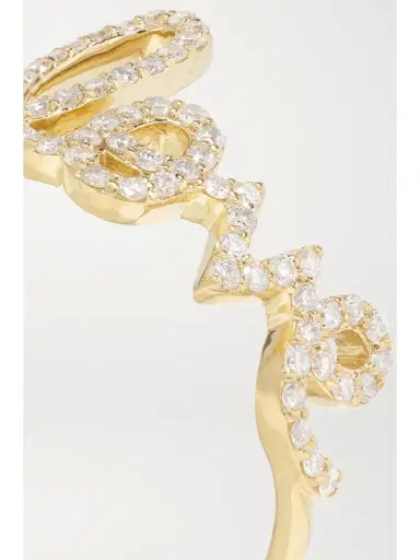Sydney Evan Large Love 14-karat Gold Diamond Ring | Thumbnail 4 Sydney Evan Large Love 14-karat Gold Diamond Ring | Thumbnail 4
