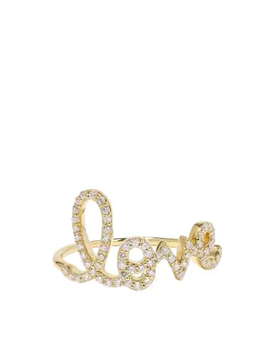 Sydney Evan Large Love 14-karat Gold Diamond Ring | Thumbnail 1 Sydney Evan Large Love 14-karat Gold Diamond Ring | Thumbnail 1