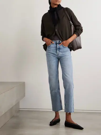 TOTEME + Net Sustain Classic Cut High-rise Straight-leg Organic Jeans | Thumbnail 2